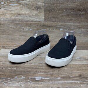 Abeo Jumpstreet Slip on Black Canvas Sneaker Women's Size 7.5